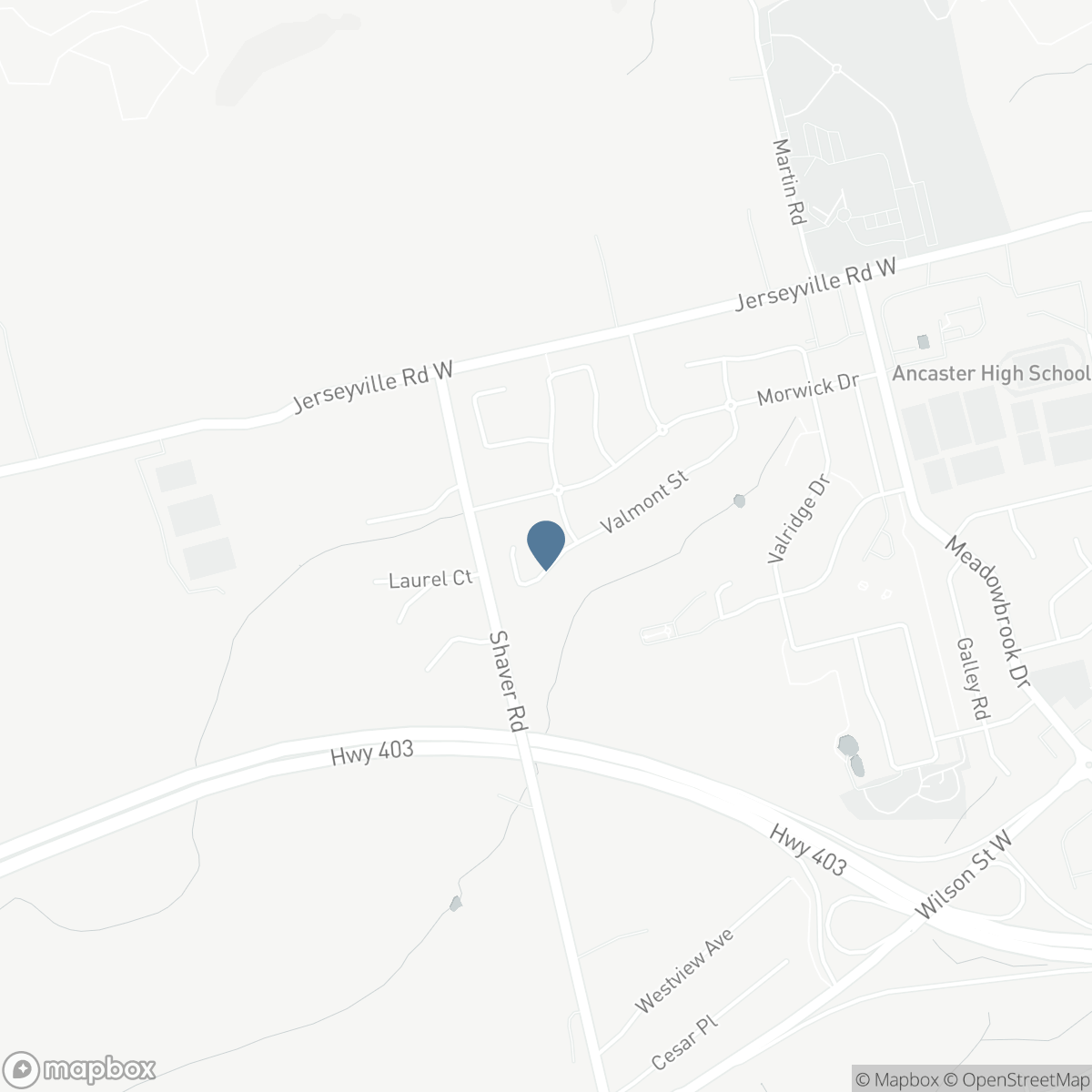 183 VALMONT COURT, Ancaster, Ontario L9G 5A1